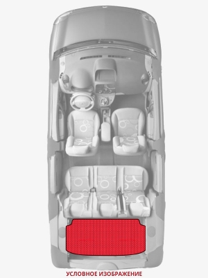 ЭВА коврики «Queen Lux» багажник для УАЗ 31512